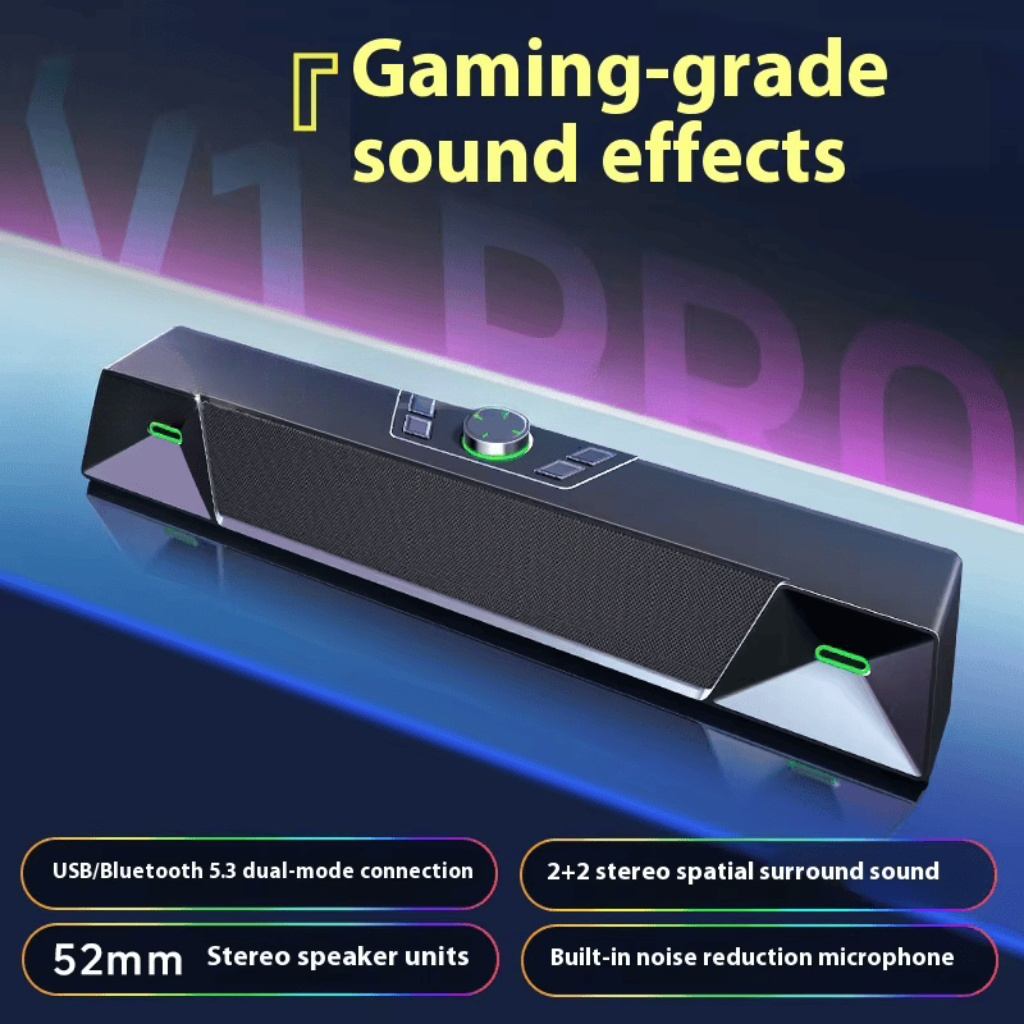 Portable Bluetooth Speakers Bluetooth Wireless, USB Speaker, Loud Bluetooth Speaker, Blue Tooth Speaker For Home, PC Desktop Gamers, Phone, Outdoor, TV, Car